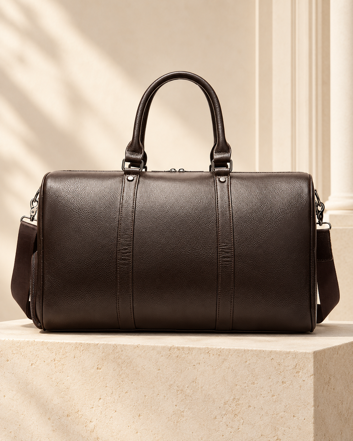 Héritage — Sac week-end en cuir véritable