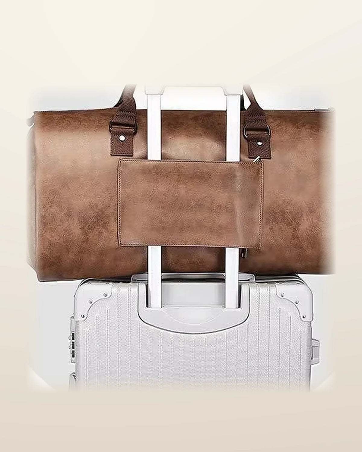 Prestige — Sac de voyage porte-costume effet cuir